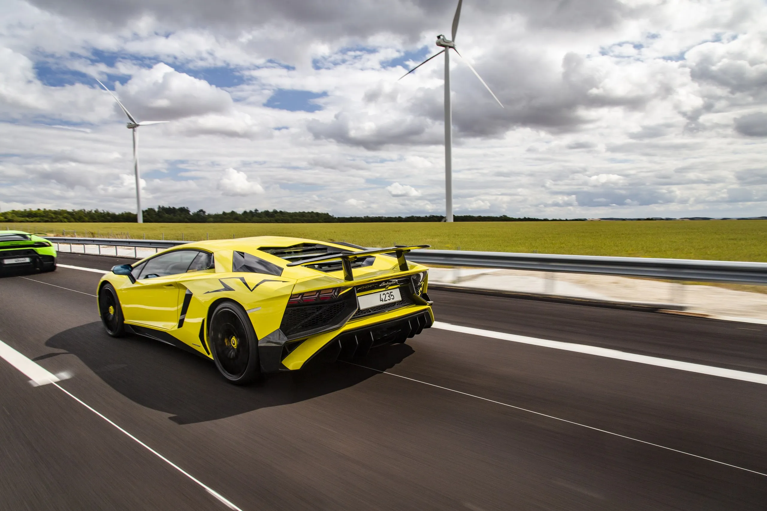 Yellow Lamborghini