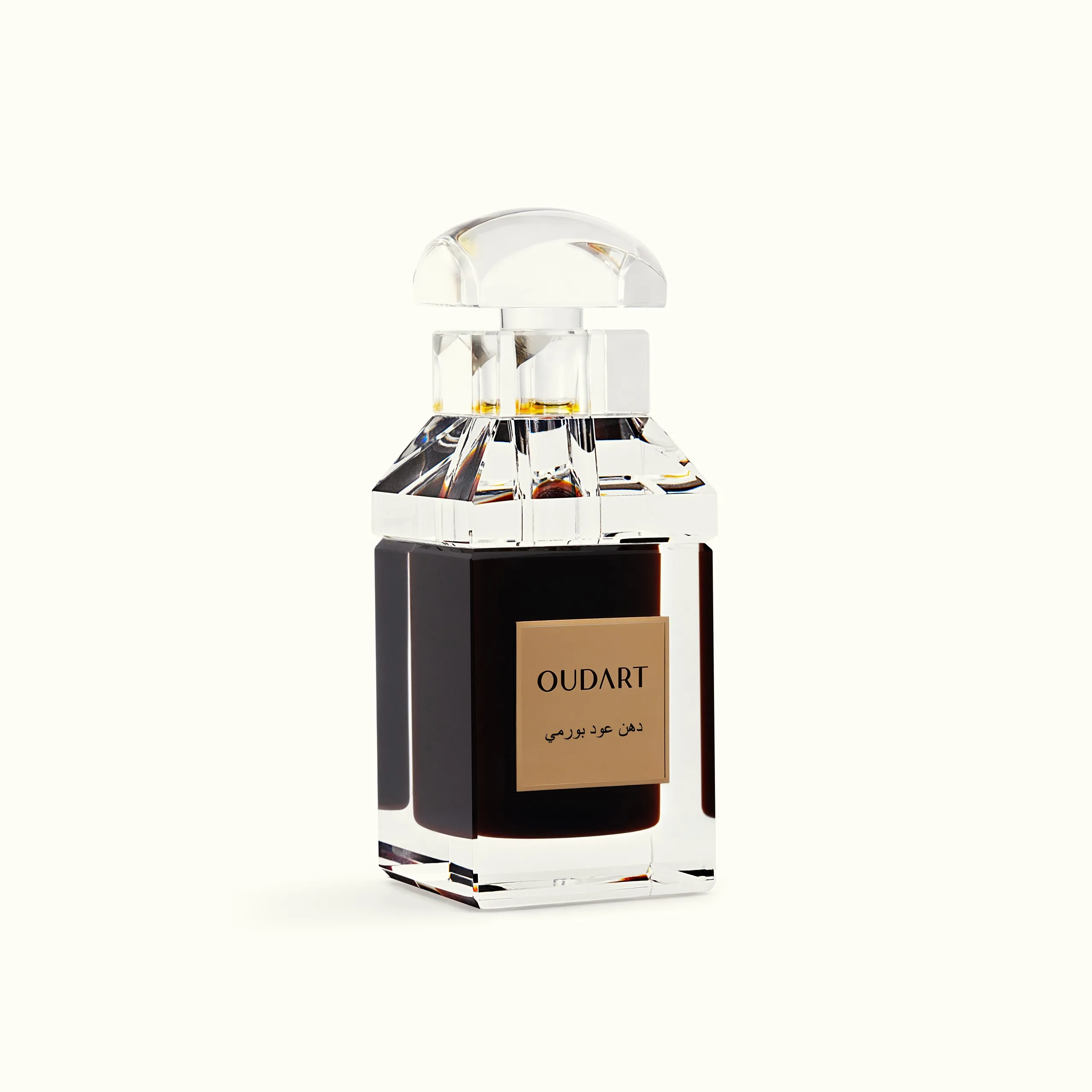 Tall OUDART perfume bottle