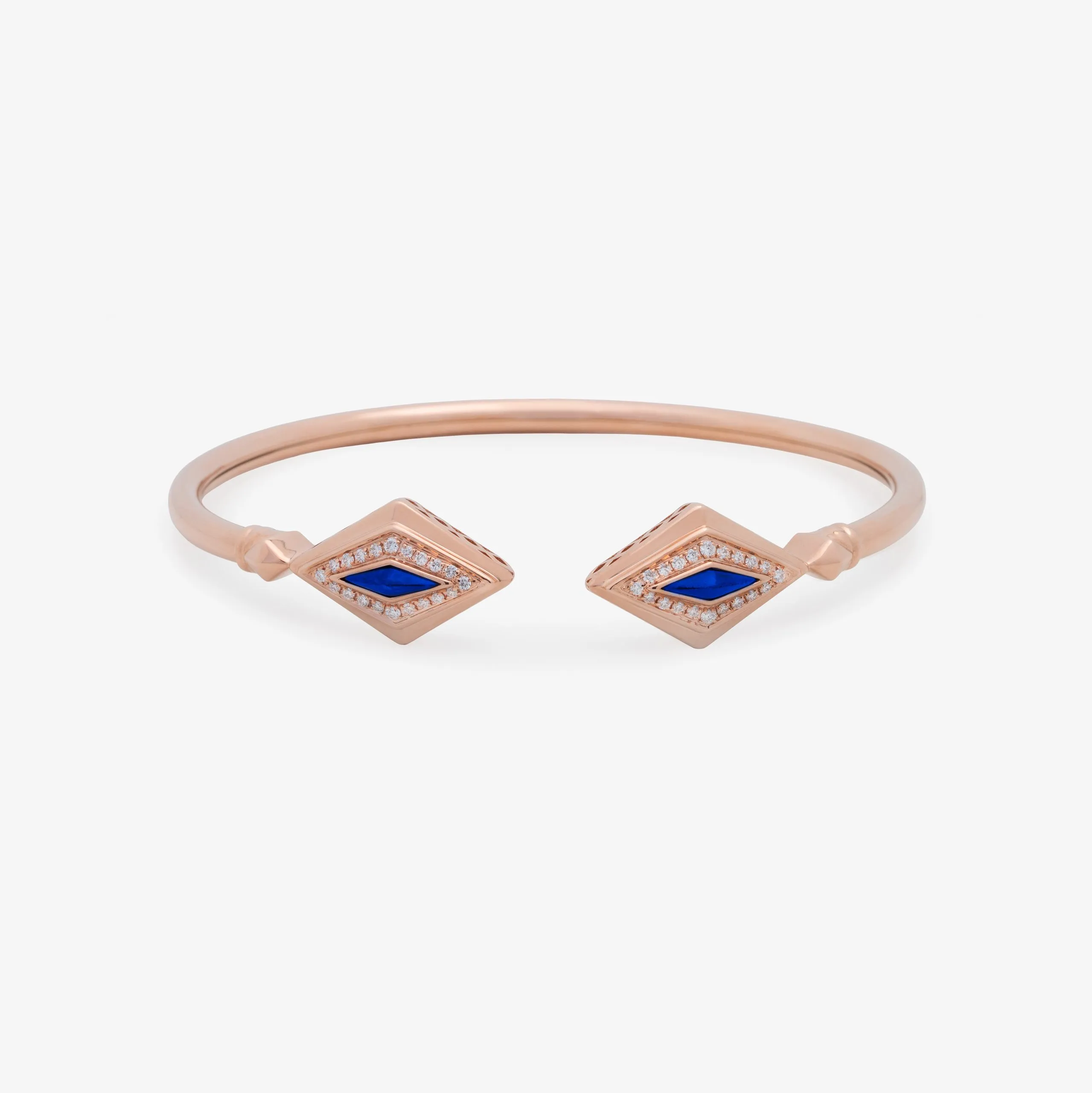 Bangle set with blue stones