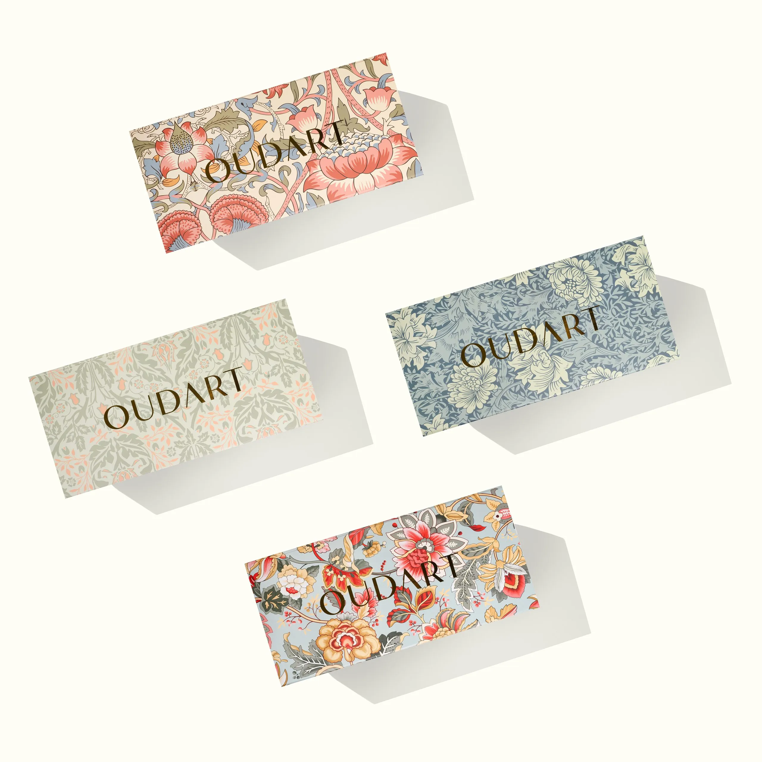 Stack of patterned packaging